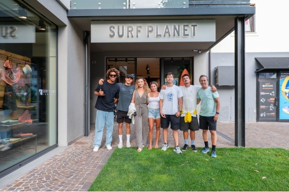 Duotone kiteboarding team in Torbole!